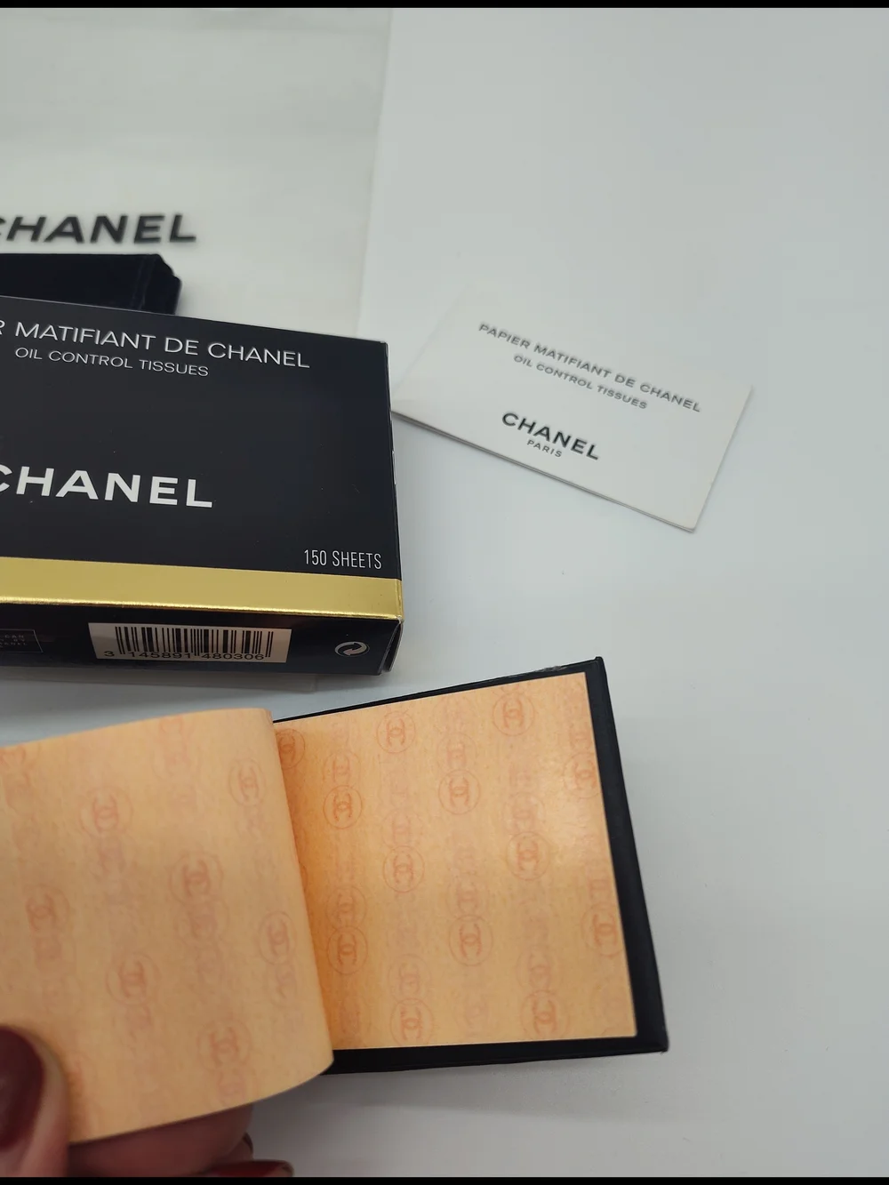 CHANEL Papier Matifiant Oil Control Tissues Japan Import Complete Set NWT RARE